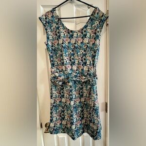 Patagonia Blue Floral Mini Dress